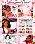 Dear Candace custom journal preview