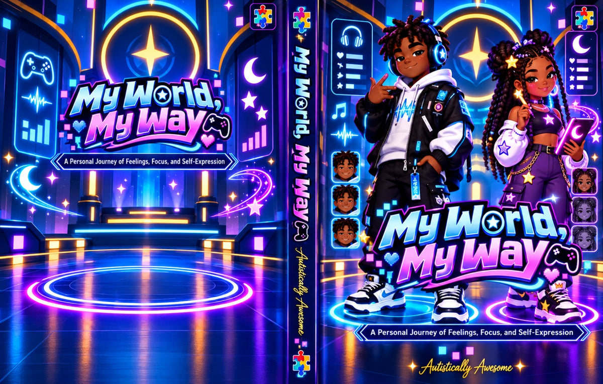 My World, My Way blue and pink cover artwork